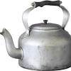 Large silver kettle