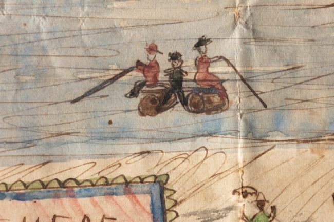 Flood captured in art