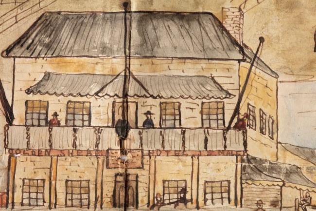 Flood captured in art