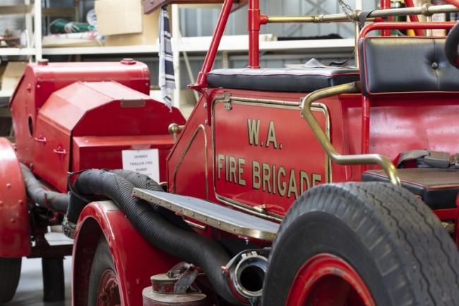 Lovingly restored fire engine