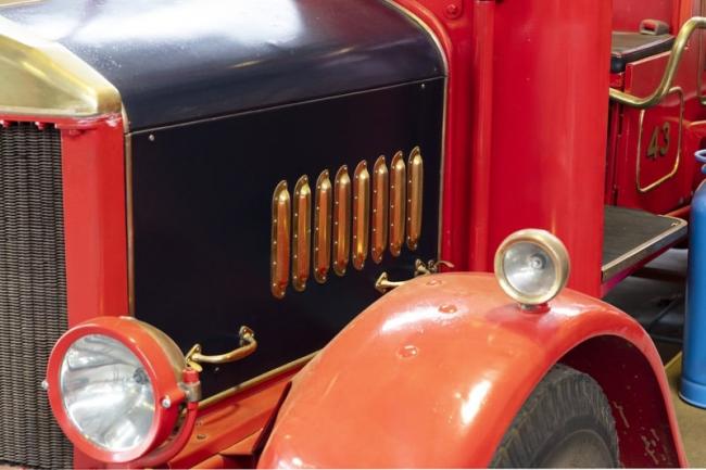 Lovingly restored fire engine