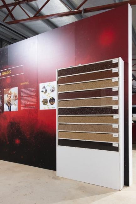 Grain crops grown in the district.