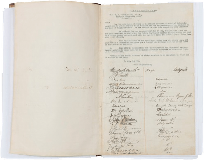 Head of the federation movement in Kalgoorlie