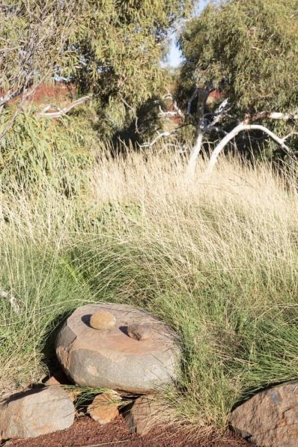 Hidden grinding stones