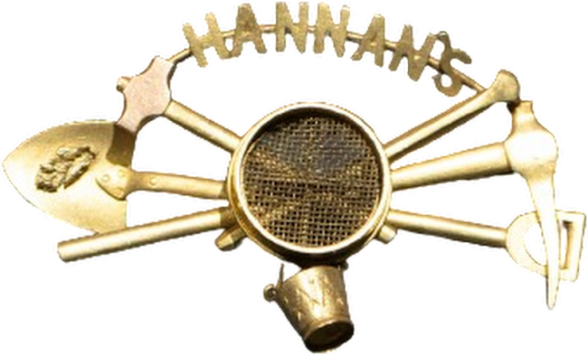 Distinctive gold jewellery