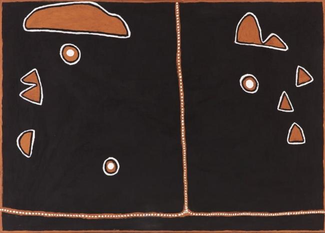 Dingo dreaming: A Paddy Carlton painting