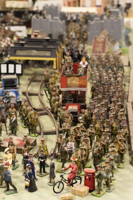 The victory parade in London.