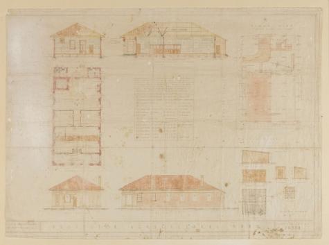 Architectural Drawing of ArtGeo Building