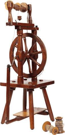 Betty Brown's spinning wheel