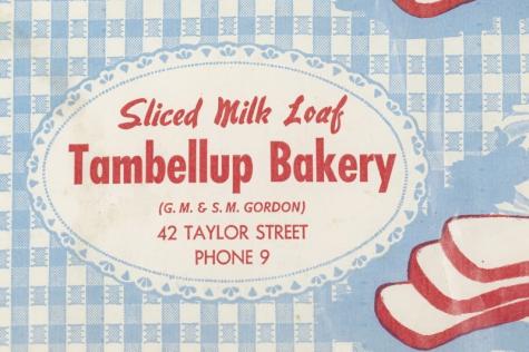 Tambellup Bakery wrapper