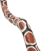 Giant camouflaged snake