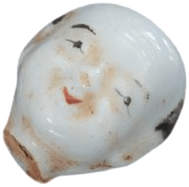 Traces of porcelain