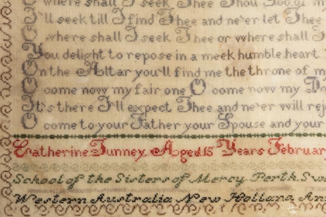 Embroidery Sampler 1867