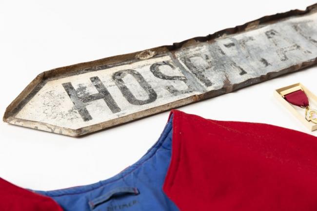 Nurse's Cape and Red Cross Memorabilia
