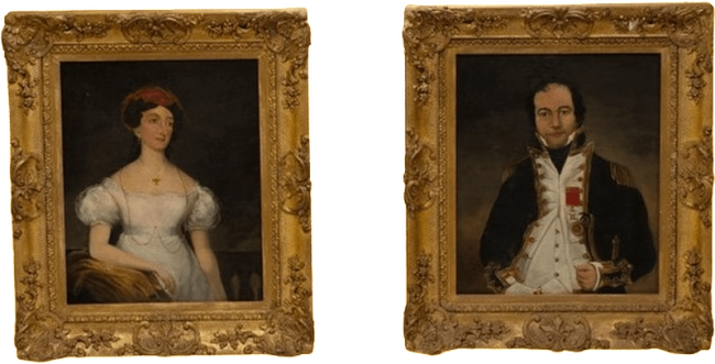 Portraits of Lady Anne Spencer and Sir Richard Spencer