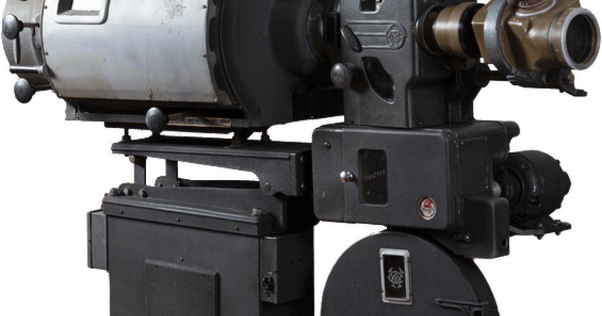 Drivein projector and display WAnderland Western Australian Museum