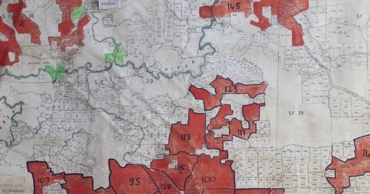 Map of Group Settlement WAnderland Western Australian Museum