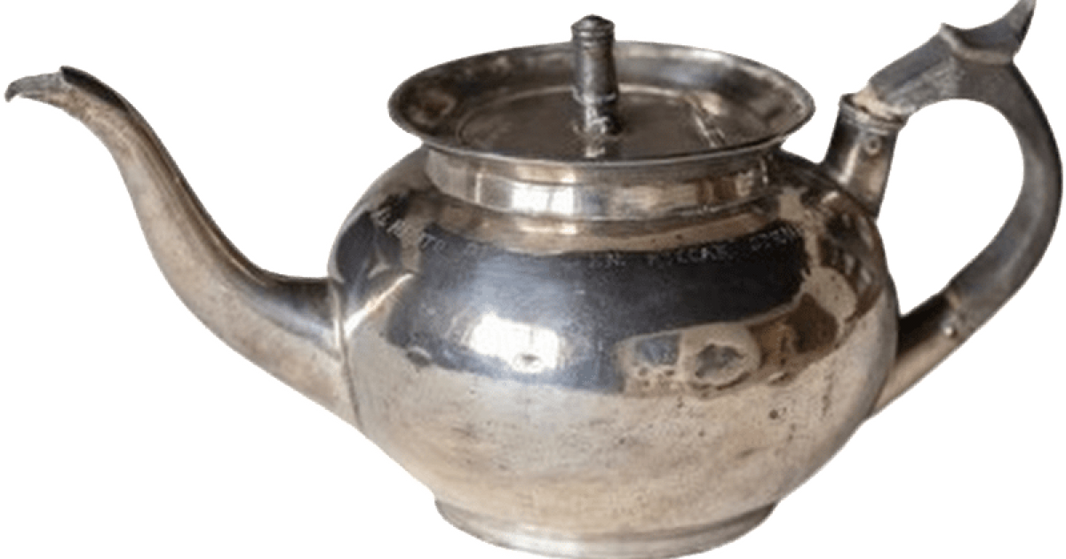 Silver teapot WAnderland Western Australian Museum