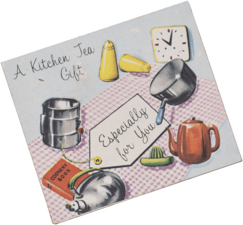 Kitchen tea card