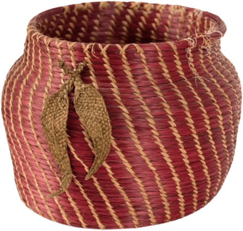 Woven basket by Marjorie Ridley